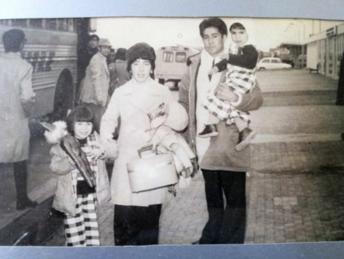 Old photo of Chilean family